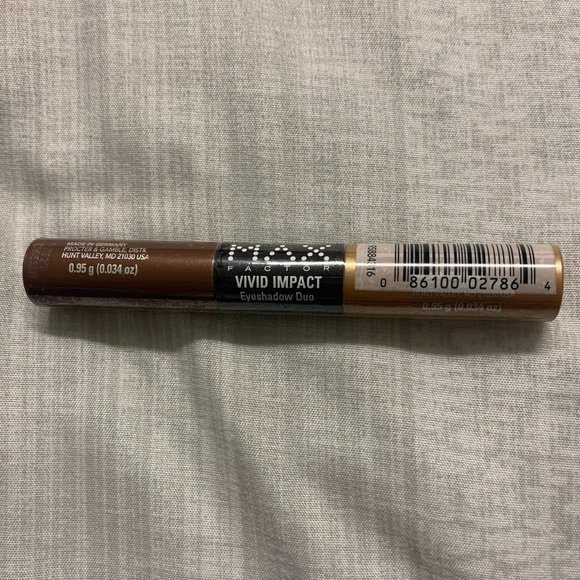 New! Max Factor Vivid Impact Eyeshadow Duo - 160 Two Cents - Picture 2 of 4